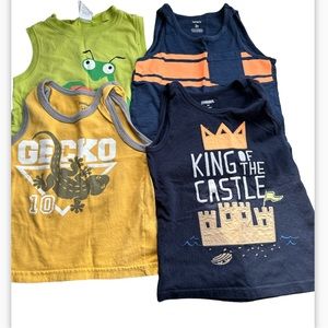 Size 3T bundle of 4 100% cotton boys tank tops